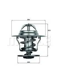 MAHLE TERMOSTAT TERMOSTAT MAHLE TX1587D