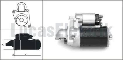 MARŞ MOTORU LUCAS LES0061