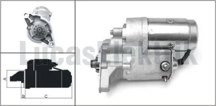 MARŞ MOTORU LUCAS LES0077