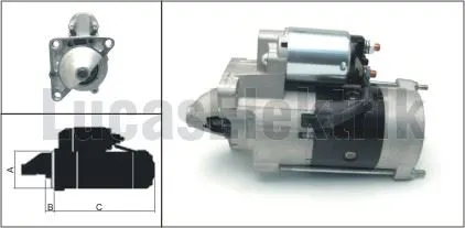 MARŞ MOTORU LUCAS LES0088