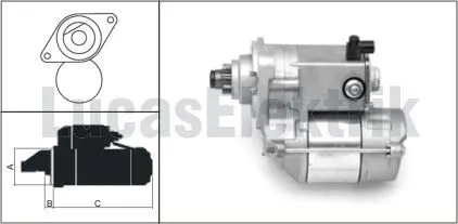 MARŞ MOTORU LUCAS LES0089