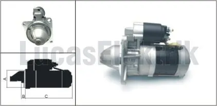 MARŞ MOTORU LUCAS LES0092