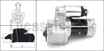 MARŞ MOTORU LUCAS LES0112