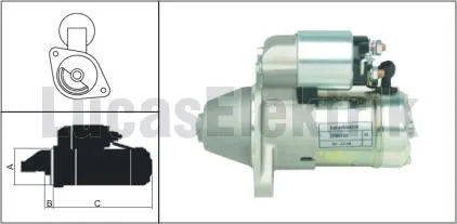 MARŞ MOTORU LUCAS LES0130