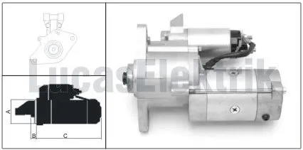 MARŞ MOTORU LUCAS LES0139