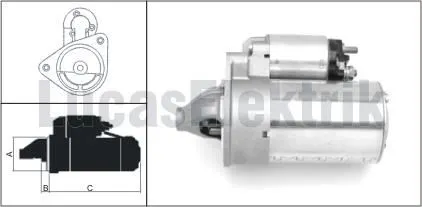 MARŞ MOTORU LUCAS LES0165