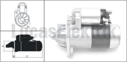 MARŞ MOTORU LUCAS LES0175