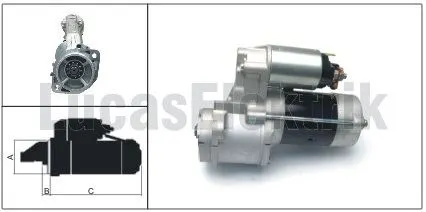 MARŞ MOTORU LUCAS LES0212