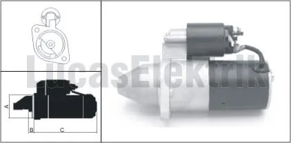 MARŞ MOTORU LUCAS LES0215