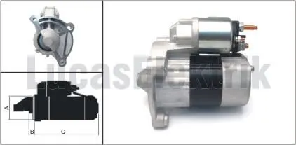 MARŞ MOTORU LUCAS LES0287