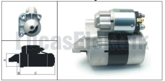 MARŞ MOTORU LUCAS LES0302
