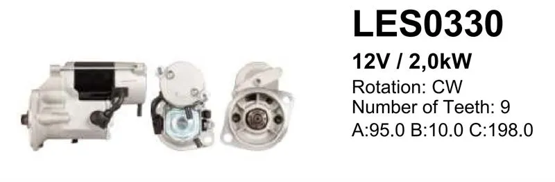 MARŞ MOTORU LUCAS LES0330