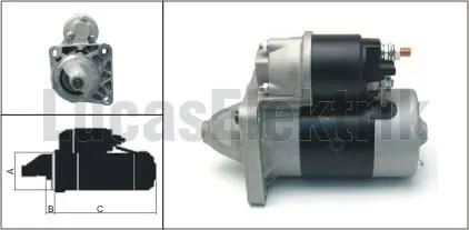 MARŞ MOTORU LUCAS LES0342