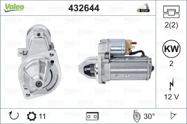MARŞ MOTORU VALEO 432644