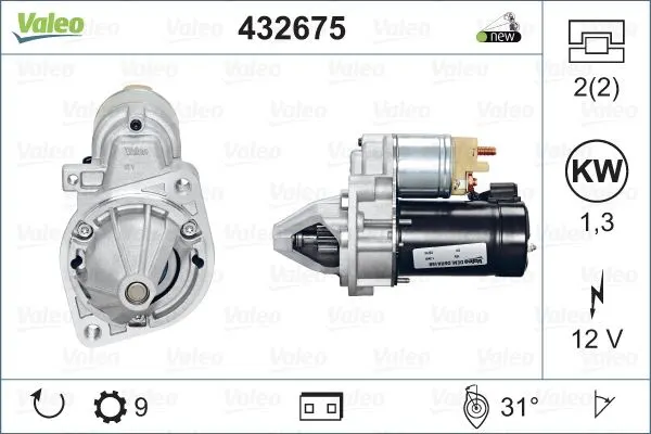MARŞ MOTORU VALEO 432675