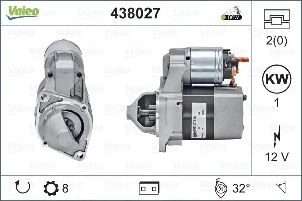 MARŞ MOTORU VALEO 438027
