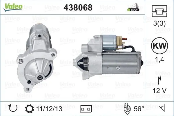 MARŞ MOTORU VALEO 438068