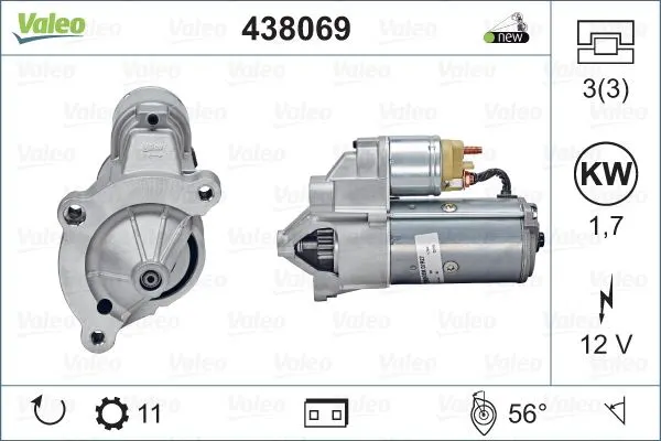 MARŞ MOTORU VALEO 438069