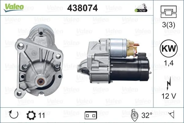 MARŞ MOTORU VALEO 438074