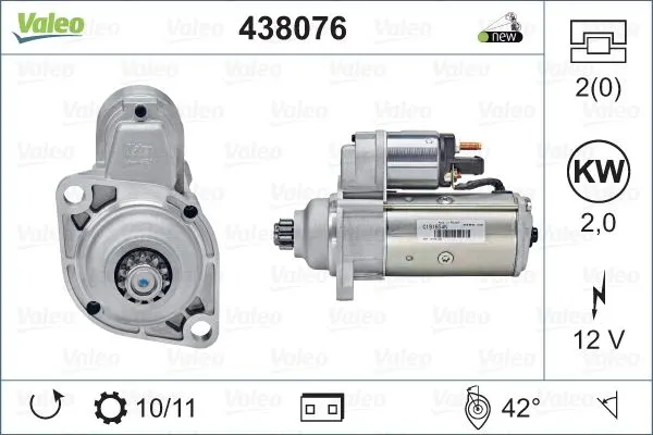 MARŞ MOTORU VALEO 438076