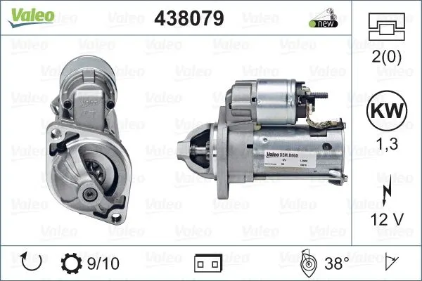 MARŞ MOTORU VALEO 438079