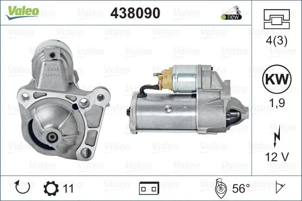 MARŞ MOTORU VALEO 438090