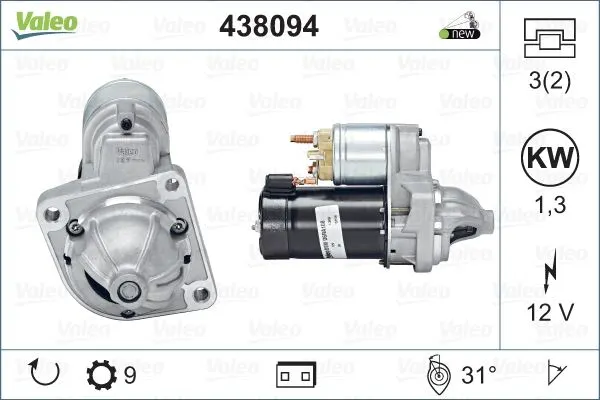 MARŞ MOTORU VALEO 438094