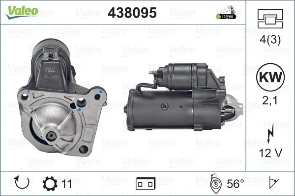 MARŞ MOTORU VALEO 438095