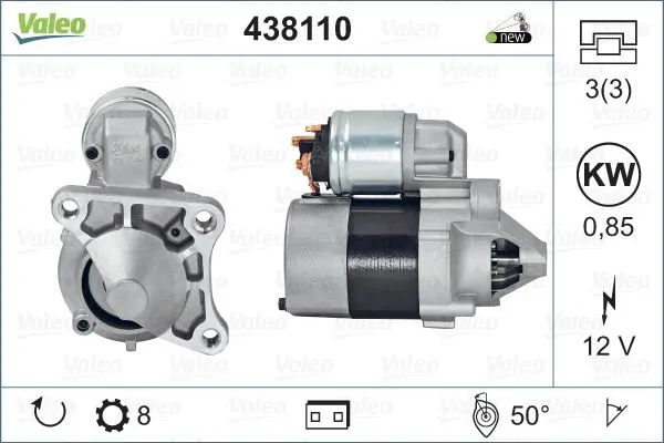 MARŞ MOTORU VALEO 438110