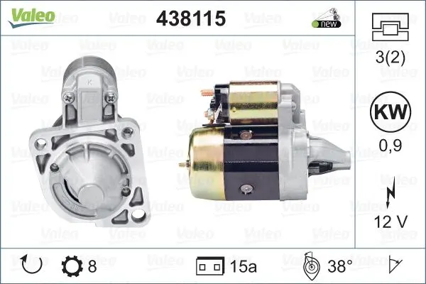 MARŞ MOTORU VALEO 438115