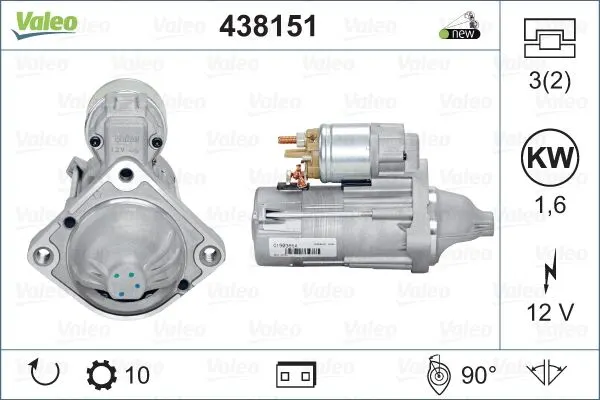 MARŞ MOTORU VALEO 438151