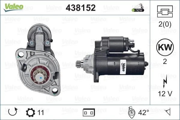 MARŞ MOTORU VALEO 438152