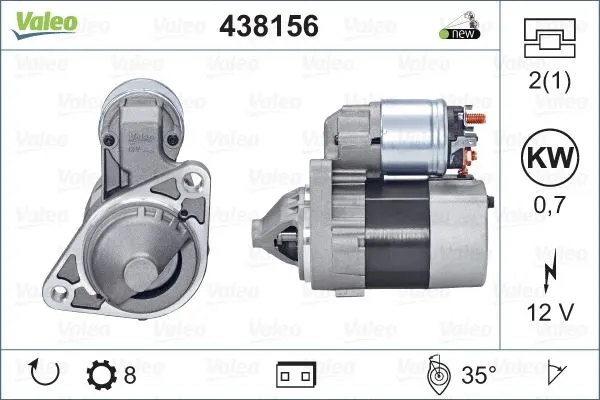 MARŞ MOTORU VALEO 438156