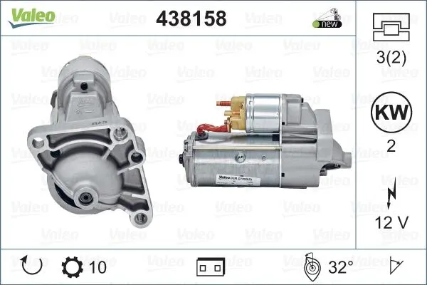 MARŞ MOTORU VALEO 438158