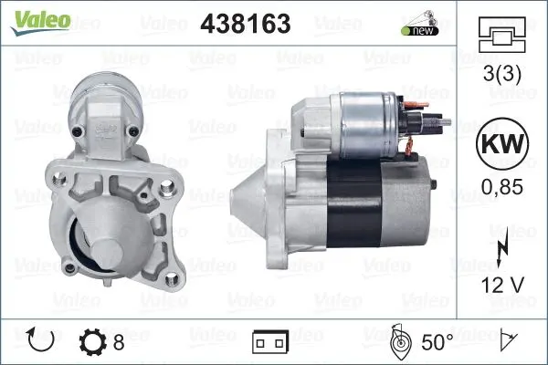 MARŞ MOTORU VALEO 438163