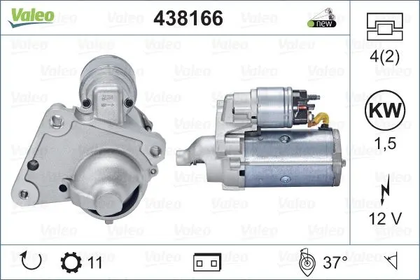 MARŞ MOTORU VALEO 438166