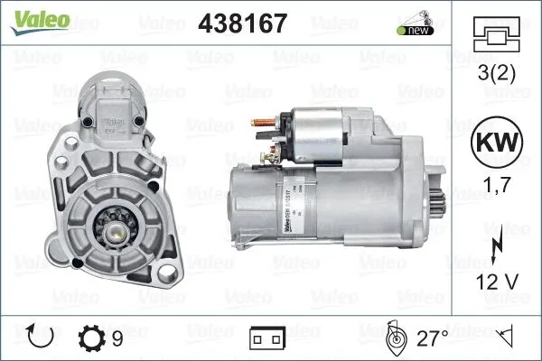 MARŞ MOTORU VALEO 438167