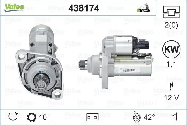MARŞ MOTORU VALEO 438174