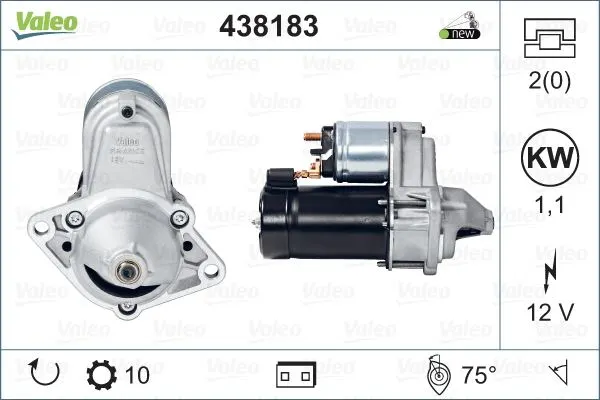 MARŞ MOTORU VALEO 438183