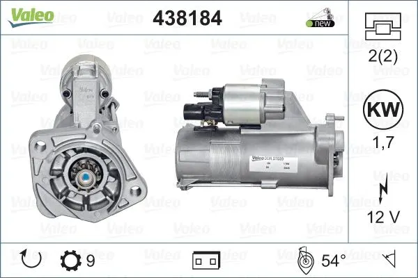 MARŞ MOTORU VALEO 438184
