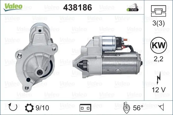 MARŞ MOTORU VALEO 438186
