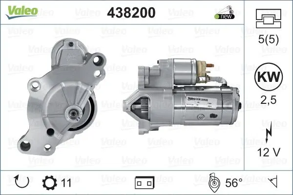 MARŞ MOTORU VALEO 438200