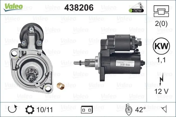 MARŞ MOTORU VALEO 438206