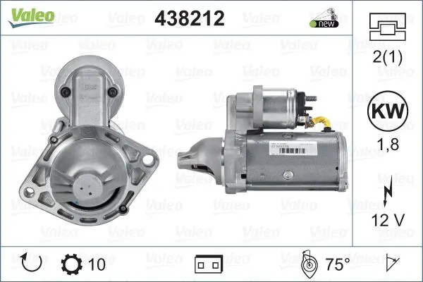 MARŞ MOTORU VALEO 438212