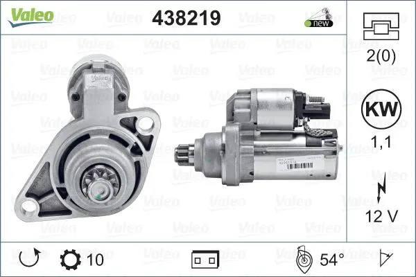 MARŞ MOTORU VALEO 438219