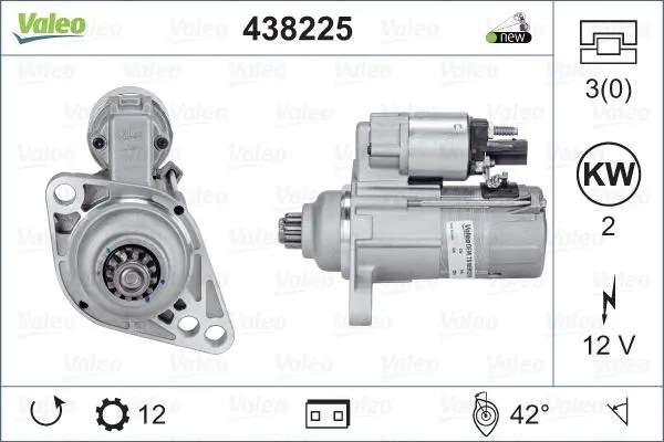 MARŞ MOTORU VALEO 438225