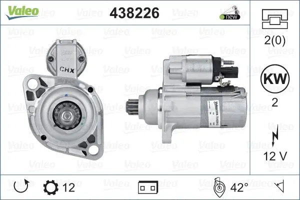 MARŞ MOTORU VALEO 438226