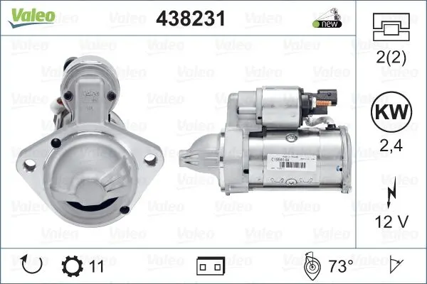 MARŞ MOTORU VALEO 438231