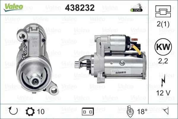 MARŞ MOTORU VALEO 438232