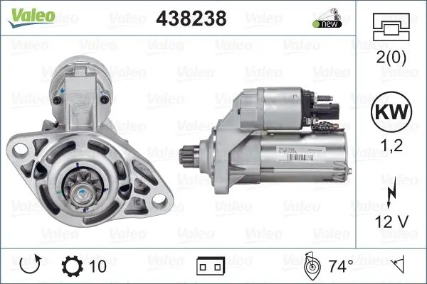 MARŞ MOTORU VALEO 438238